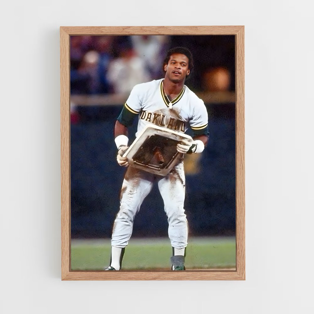 Poster Rickey de henderson – affiche Baseball (vue 4)